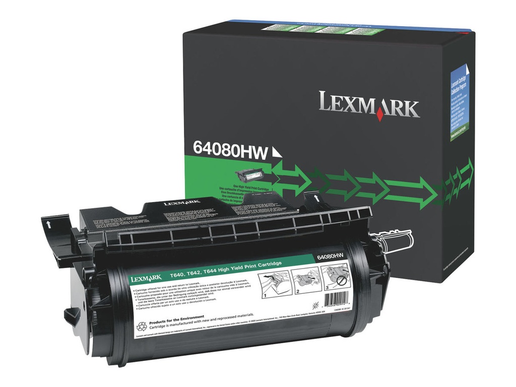 Lexmark Hohe Ergiebigkeit - Schwarz - original