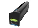 Lexmark Hohe Ergiebigkeit - Cyan - original