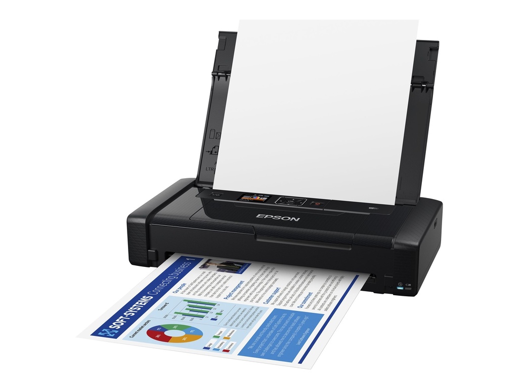 Epson WorkForce WF-110W - Drucker - Farbe - Tintenstrahl - A4 - 5760 x 1440 dpi - bis zu 7 Seiten/Min. (einfarbig)/