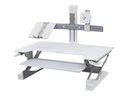 Ergotron WorkFit - Montagekomponente (Wagen-Upgradeset) - für LCD-Display/Notebook - Stahl - weiß - Bildschirmgröße: 61 cm (24")