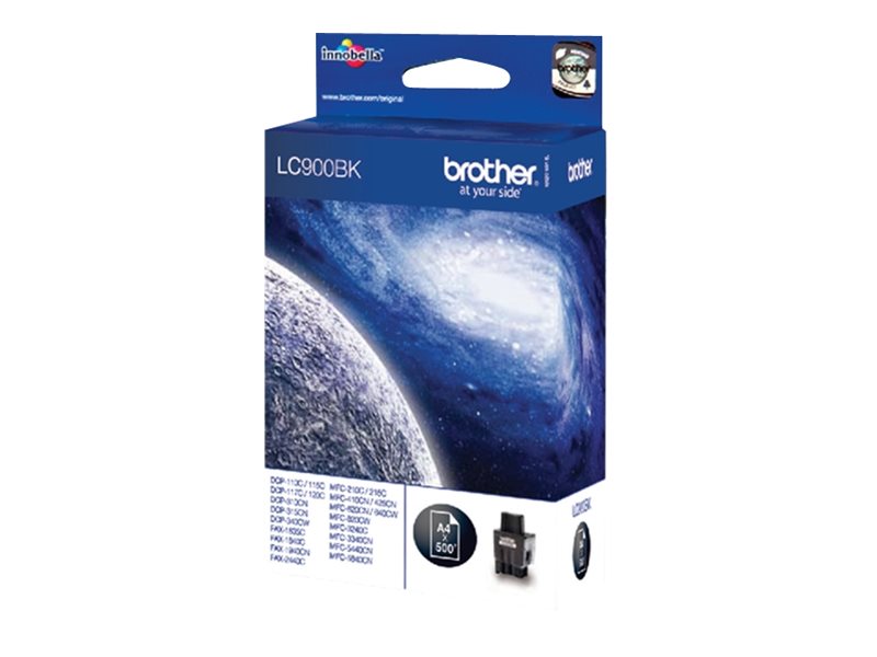 Brother LC900BK - Schwarz - original - Tintenpatrone