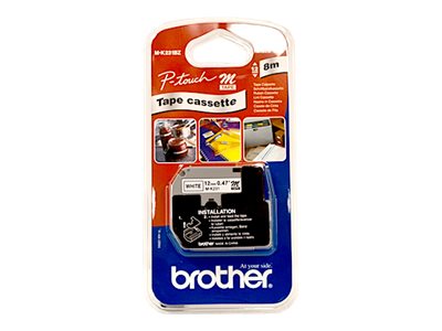 Brother M-K231BZ - Schwarz auf Weiß - Rolle (1,2 cm x 8 m)