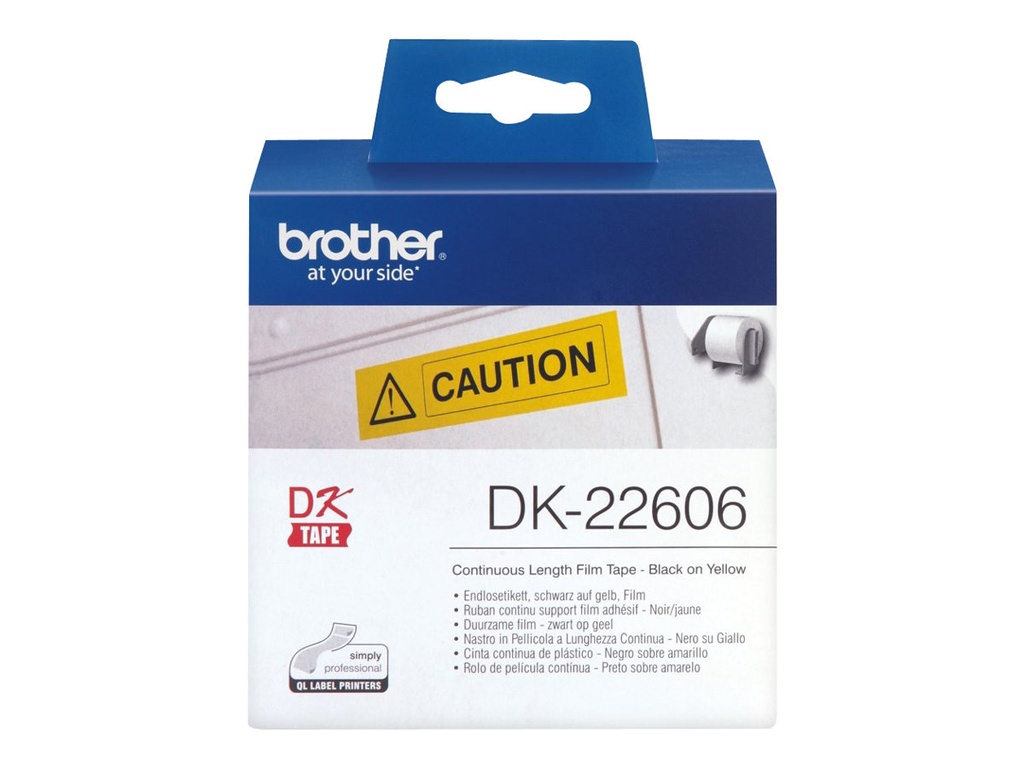Brother DK-22606 - Gelb - Rolle (6,2 cm x 15,2