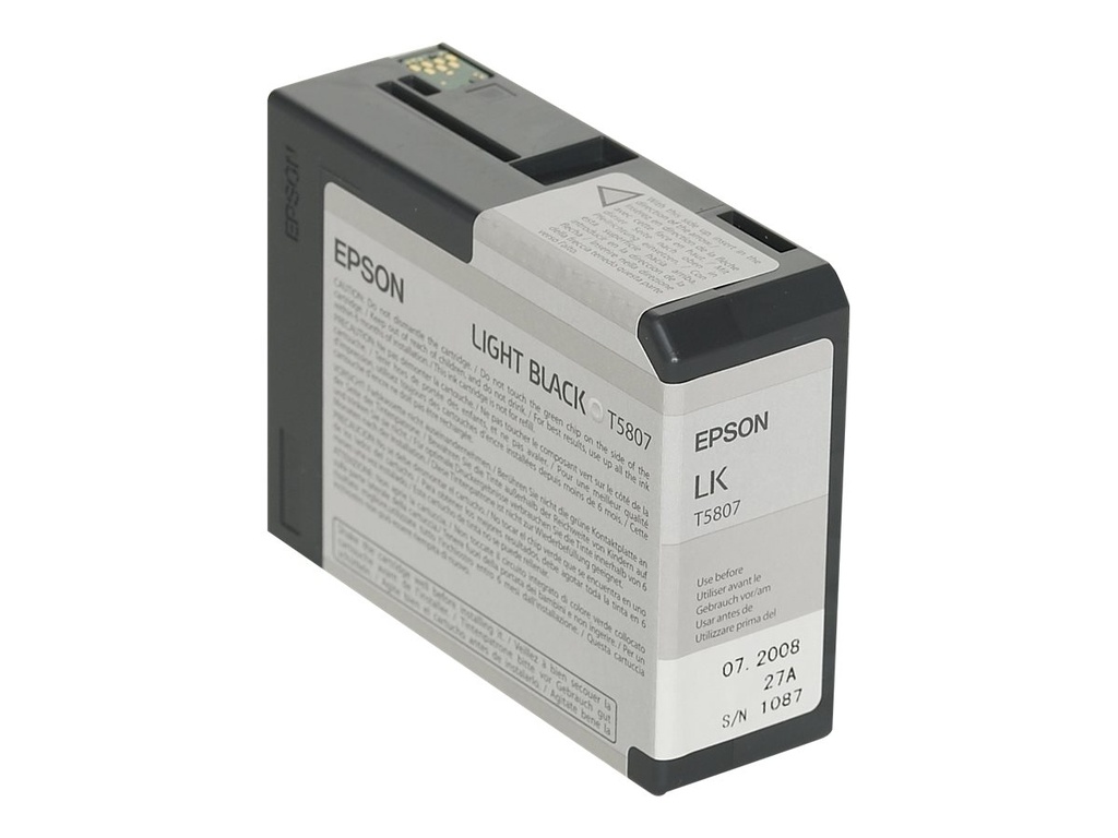 Epson T580 - 80 ml - Schwarz - original - Tintenpatrone