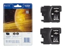 Brother LC-1100BK Black Ink Cartridge 2 stuks Tinte auf Pigmentbasis 2 - Original - Tintenpatrone