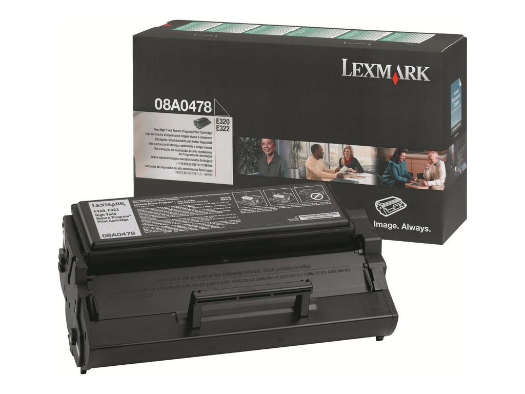 Lexmark Hohe Ergiebigkeit - Schwarz - original