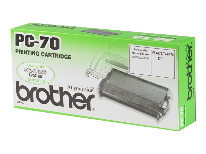 Brother PC70 - Schwarz - Farbband - für FAX-T72