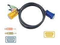 ATEN 2L-5205A - Tastatur- / Video- / Maus- / Audio-Kabel - HD-15 (VGA)
