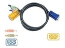 ATEN 2L-5205A - Tastatur- / Video- / Maus- / Audio-Kabel - HD-15 (VGA)