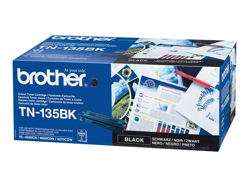 Brother TN135BK - Schwarz - original - Tonerpatrone
