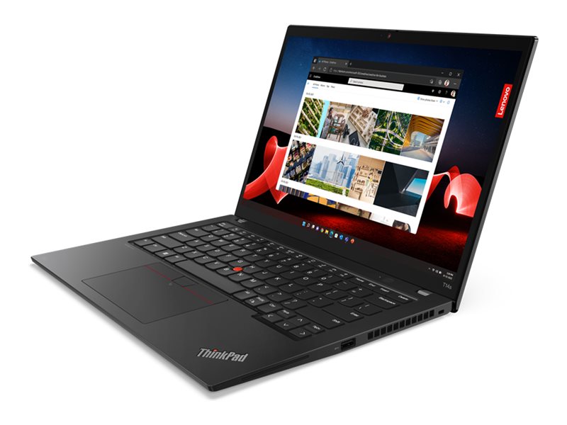 Lenovo ThinkPad T14s Gen 4 21F8 - 180°-Scharnierdesign - AMD Ryzen 5 Pro 7540U / 3.2 GHz - Win 11 Pro - Radeon 740M - 32 GB RAM - 512 GB SSD TCG Opal Encryption 2, NVMe - 35.6 cm (14")