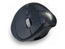 Kensington Pro Fit Ergo TB550 Trackball EQ - Trackball - ergonomisch - optisch - 9 Tasten - kabellos - 2.4 GHz, Bluetooth - kabelloser Empfänger (USB)
