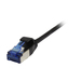 Synergy 21 Kabel Patch-RJ45 U/FTP 500Mhz CAT6*schwarz* slimline rund d - Kabel - Netzwerk