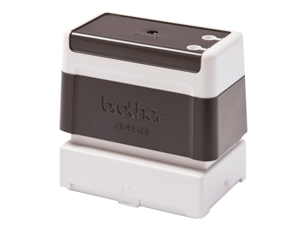 Brother 3458 - Stempel - vorgetränkt - Schwarz - Benutzerdefinierter Text - 34 x 58 mm (Packung mit 6)