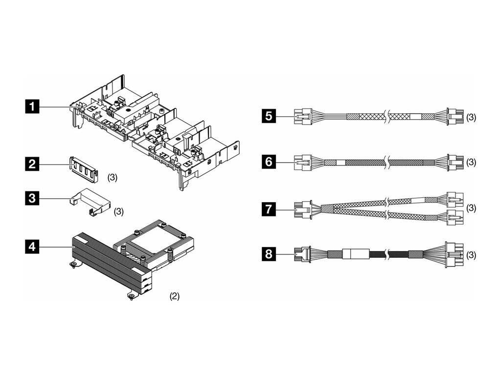 Lenovo Rack-Luftblechset
