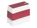 Brother 2770 - Stempel - vorgetränkt - Rot - Benutzerdefinierter Text - 27 x 70 mm (Packung mit 6)
