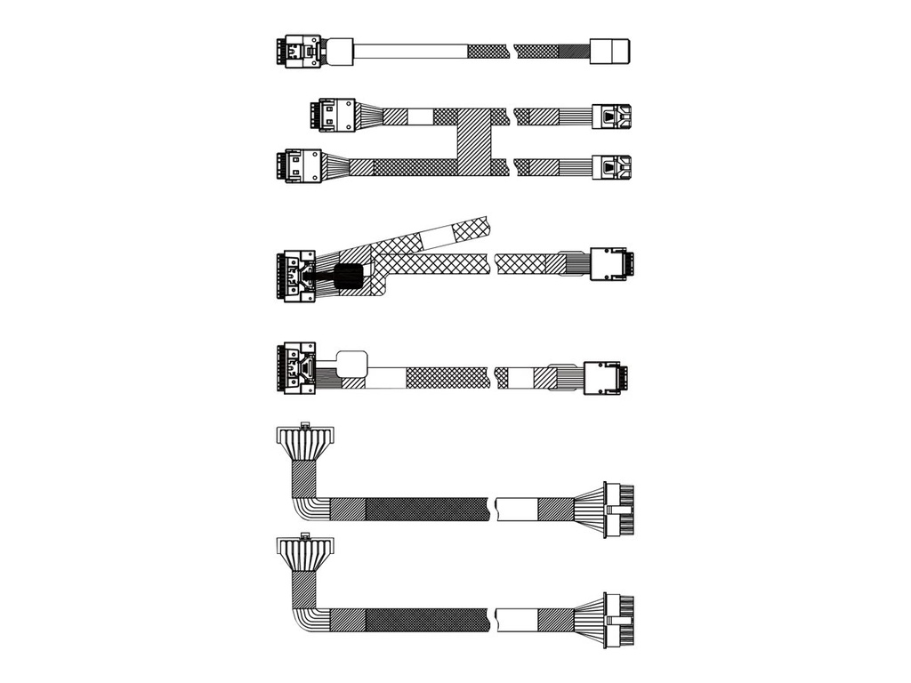 Lenovo Speicherkabelkit - für 10 x 2,5" AnyBay