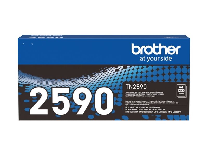 Brother TN2590 - Schwarz - original - Box - Tonerpatrone