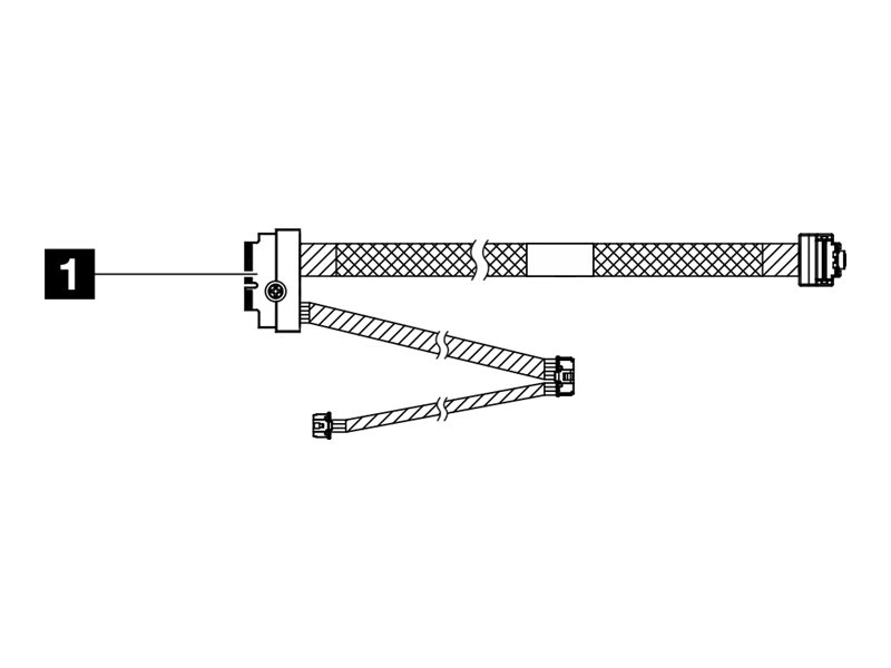 Lenovo Speicherkabelkit - für M.2 NVMe 2-Schacht