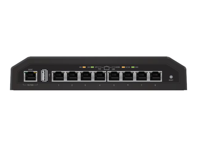 Ubiquiti TOUGHSwitch PoE Pro - Switch - managed - 8 x 10/100/1000 - Desktop - PoE (150 W)