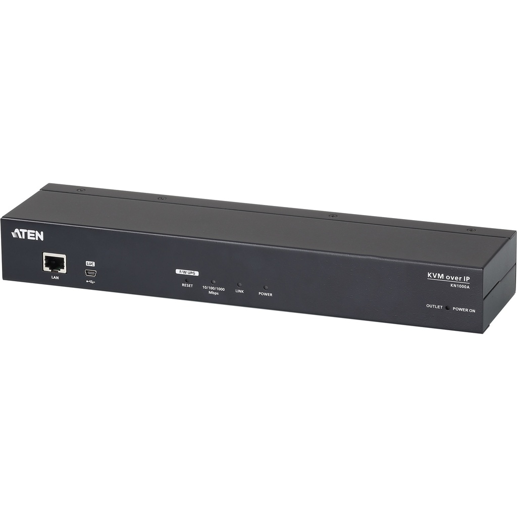 ATEN KN1000A Tastatur/Video/Maus (KVM)-Switch Schwarz