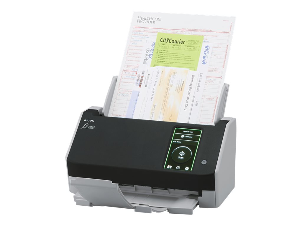 Fujitsu Ricoh fi-8040 - Dokumentenscanner - Dual CIS - Duplex - 216 x 355.6 mm - 600 dpi x 600 dpi - bis zu 40 Seiten/Min. (einfarbig)