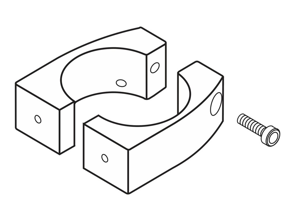 Ergotron split pole Mount bracket Split 60-423-003 - Zubehör TFT/LCD-TV