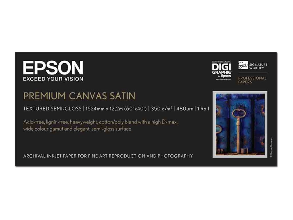 Epson PremierArt Water Resistant Canvas - Glänzend - 465 Mikron - Roll (152.4 cm x 12.2 m)