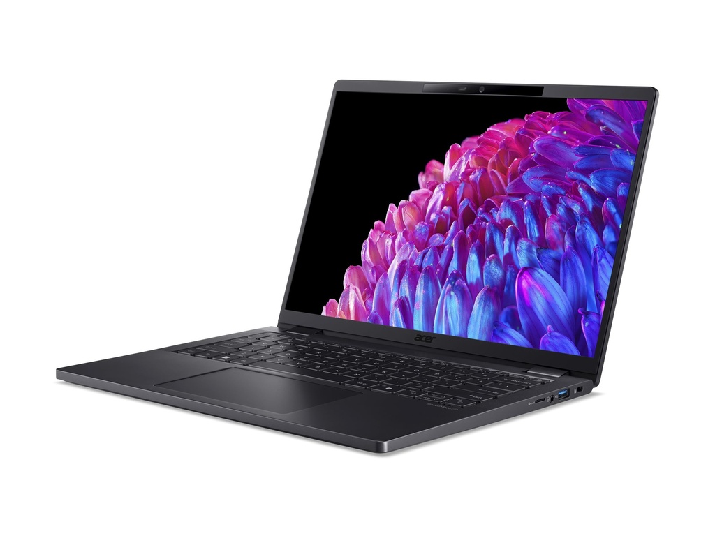 Acer TravelMate P6 14 TMP614-73-TCO - 180°-Scharnierdesign - Intel Core Ultra 7 155H / 1.4 GHz - Evo - Win 11 Pro - Intel Arc Graphics - 32 GB RAM - 1.024 TB SSD NVMe - 35.6 cm (14")
