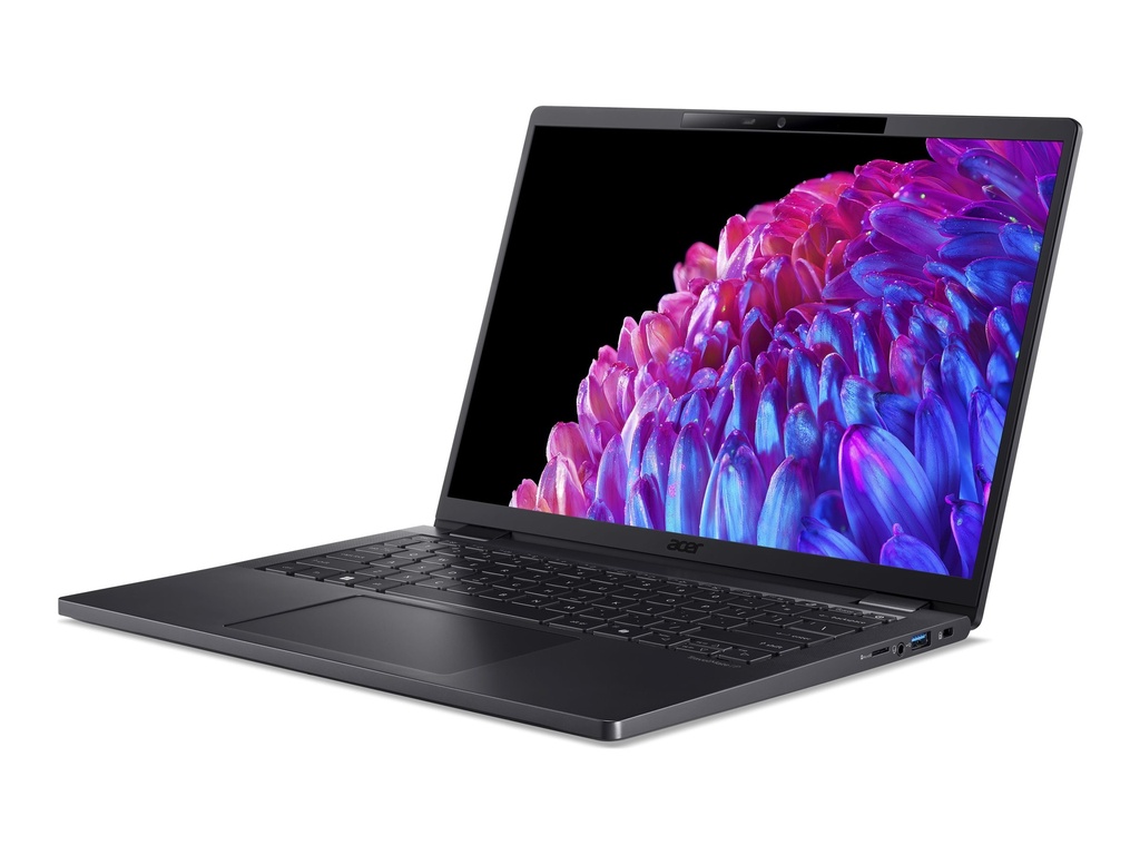 Acer TravelMate P6 14 TMP614-73-TCO - 180°-Scharnierdesign - Intel Core Ultra 7 155H / 1.4 GHz - Evo - Win 11 Pro - Intel Arc Graphics - 32 GB RAM - 1.024 TB SSD NVMe - 35.6 cm (14")