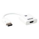 ATEN True 4K DisplayPort auf HDMI Aktiv Adapter - 4096 x 2160 Pixel - 60 Hz - Weiß - Aktiver Videokonverter - 0 - 50 °C - -20 - 60 °C