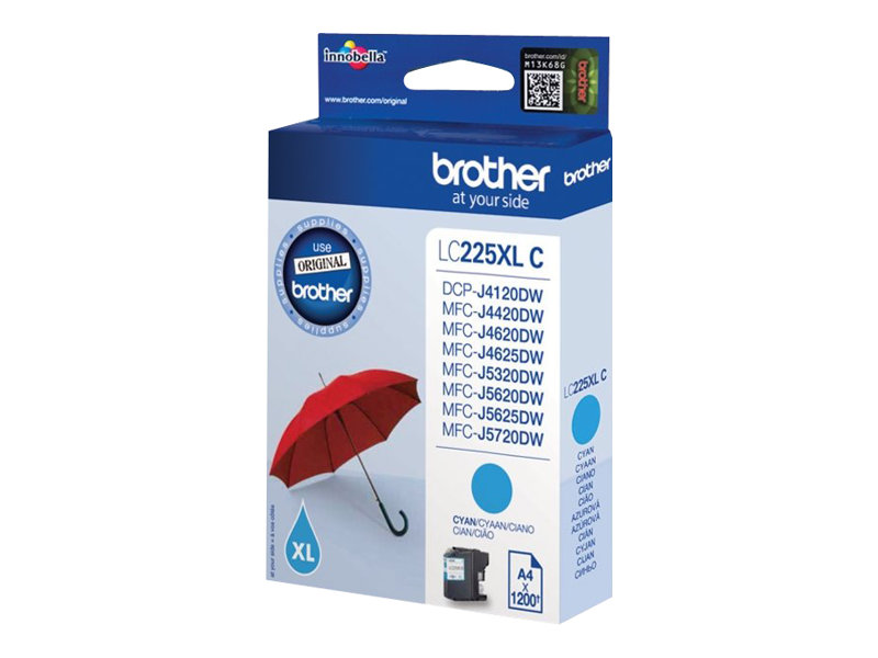 Brother LC225XLC - Cyan - original - Tintenpatrone