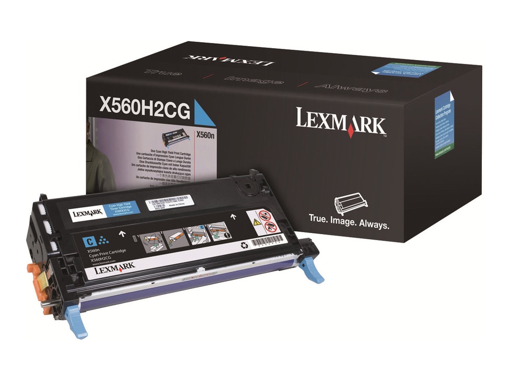 Lexmark Hohe Ergiebigkeit - Cyan - original
