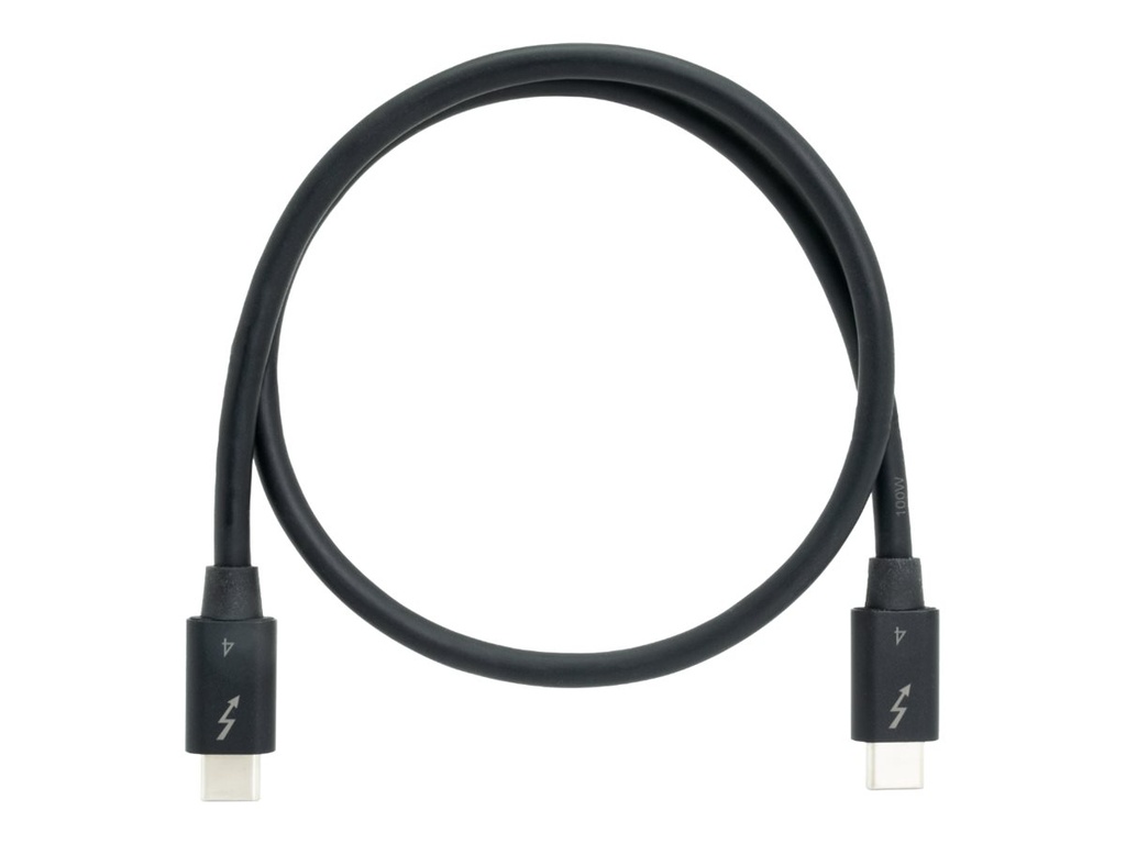 QNAP CAB-TBT4-0M5 - USB-Kabel - 24 pin USB-C (M)