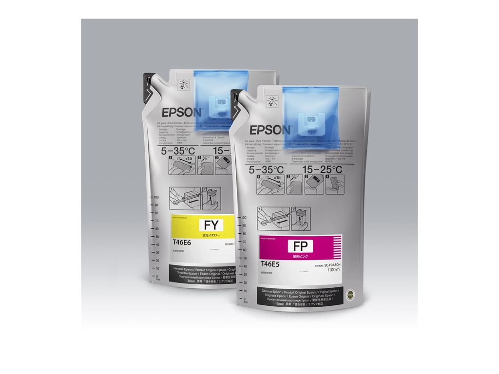 Epson T46D6 - 2er-Pack - 1 L - fluoreszierendes