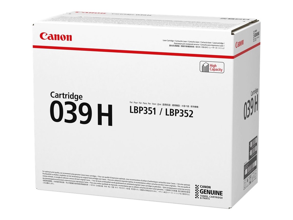 Canon 039 H - Schwarz - original - Tonerpatrone