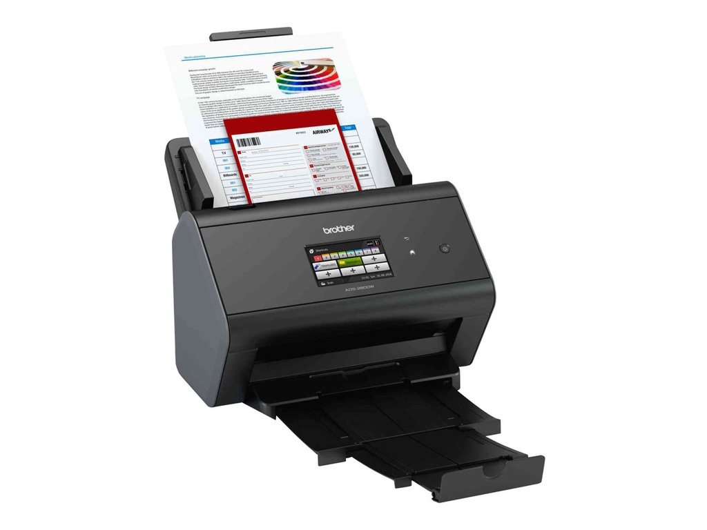 Brother ADS-2800W - Dokumentenscanner - CMOS / CIS - Duplex - 215.9 x 5000 mm - 600 dpi x 600 dpi - bis zu 30 Seiten/Min. (einfarbig)