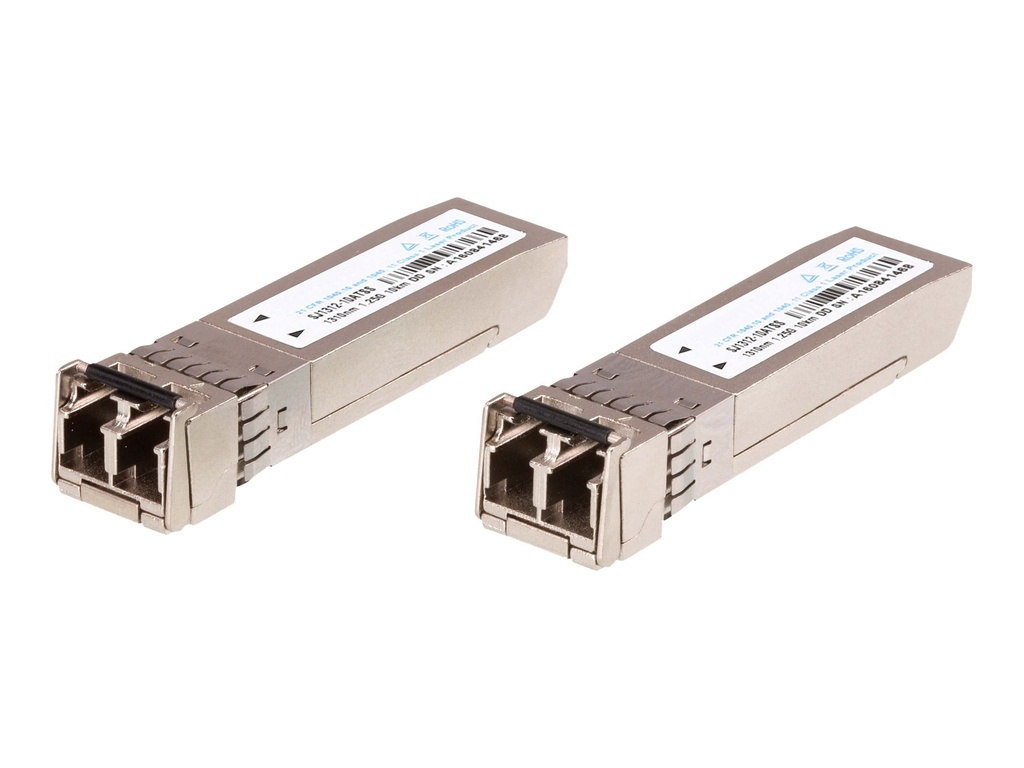 ATEN 2A-141G - SFP+-Transceiver-Modul - LC Multi-Mode - bis zu 300 m - 850 nm (Packung mit 2)