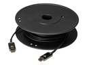 ATEN VanCryst VE781030 - HDMI-Kabel - HDMI männlich zu HDMI männlich - 30 m - Hybrid Kupfer/Kohlefaser - Schwarz - 4K Unterstützung, Active Optical Cable (AOC)