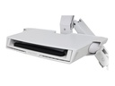 Ergotron Befestigungskit (CPU-Halter, Tastatur-Tablett, Monitorhalterung) - für LCD-Display / PC-Ausrüstung - kleiner CPU-Halter - Aluminium, hochwertiger Kunststoff - weiß - Bildschirmgröße: bis zu 61 cm (bis zu 24 Zoll)