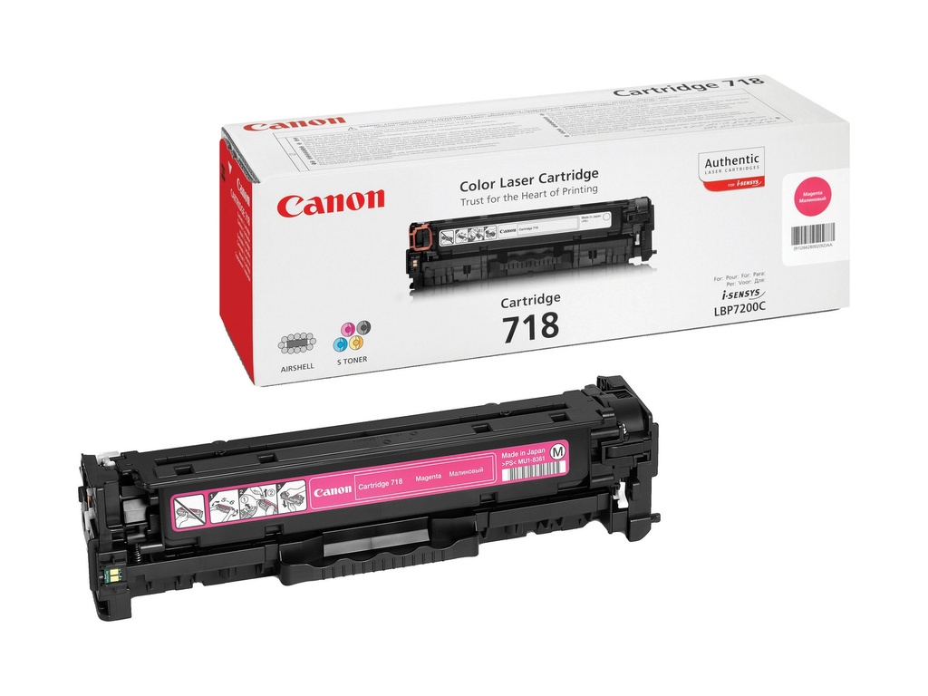 Canon 718 Magenta - Magenta - original - Tonerpatrone