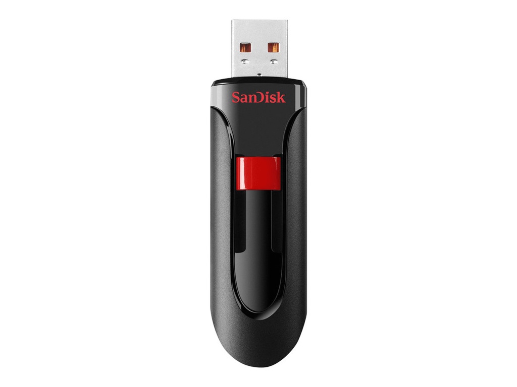 SanDisk Cruzer Glide - USB-Flash-Laufwerk - verschlüsselt - 32 GB - USB 2.0 (Packung mit 3)