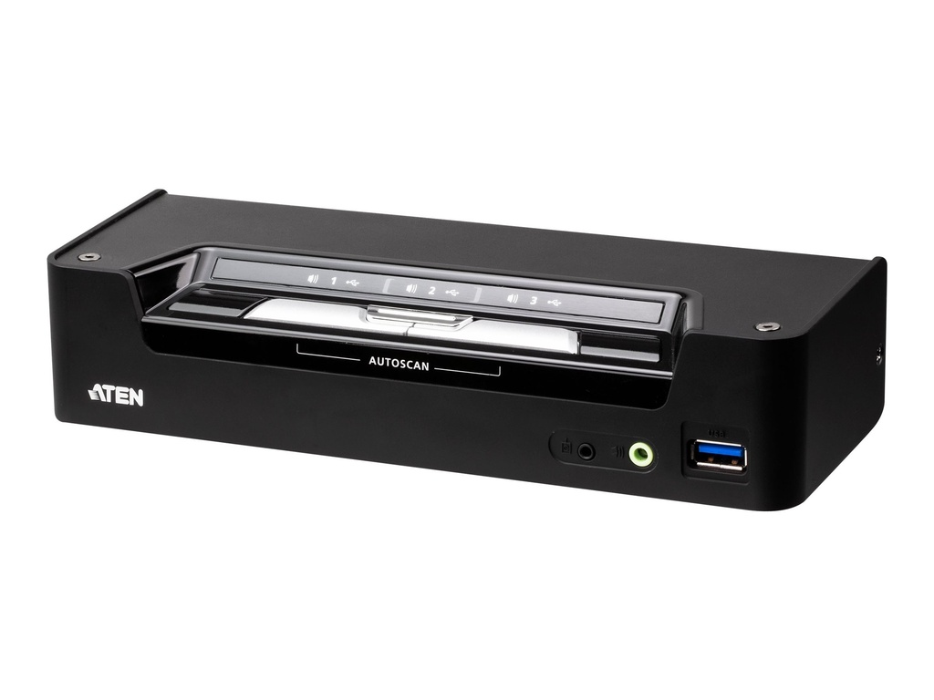 ATEN CS1953 - KVM-/Audio-/USB-Switch - 3 x KVM/Audio/USB
