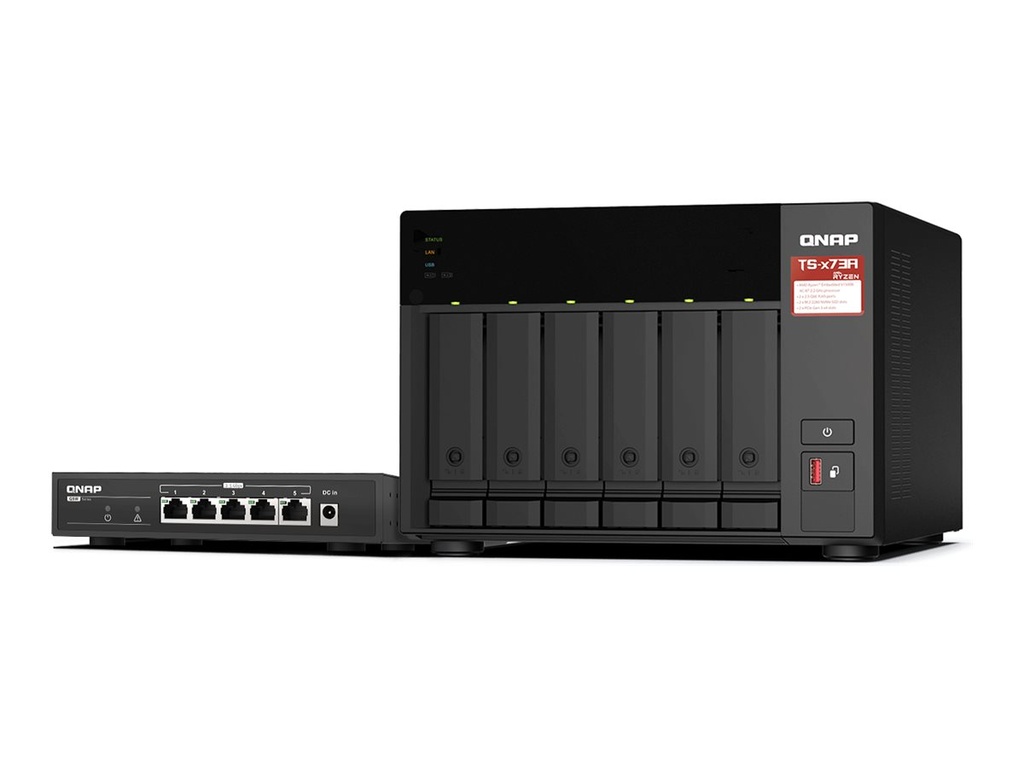 QNAP TS-673A - NAS-Server - 6 Schächte - SATA