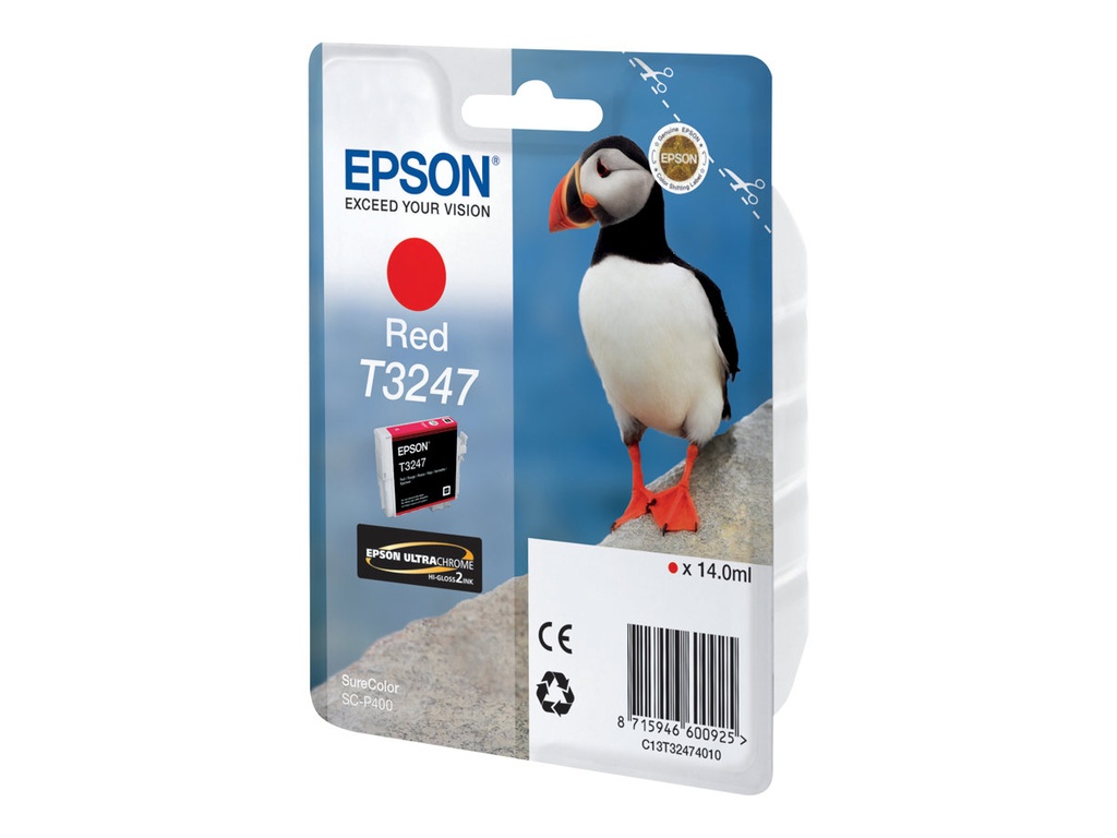 Epson T3247 - 14 ml - Rot - original - Tintenpatrone