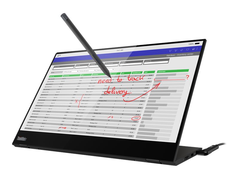 Lenovo ThinkVision M14t - LED-Monitor - 35.6 cm (14")