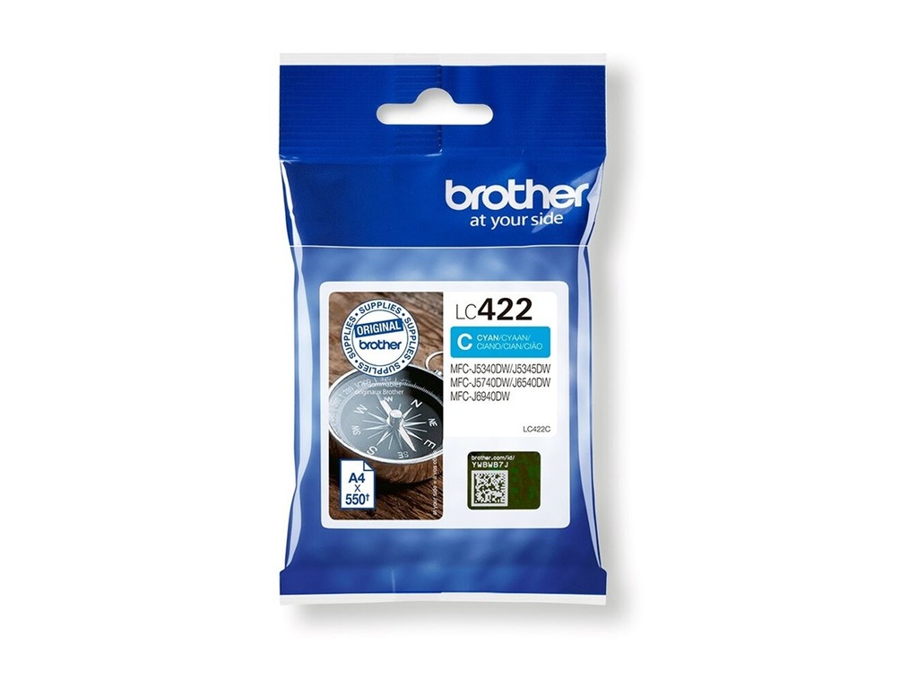 Brother LC422C - Cyan - original - Tintenpatrone