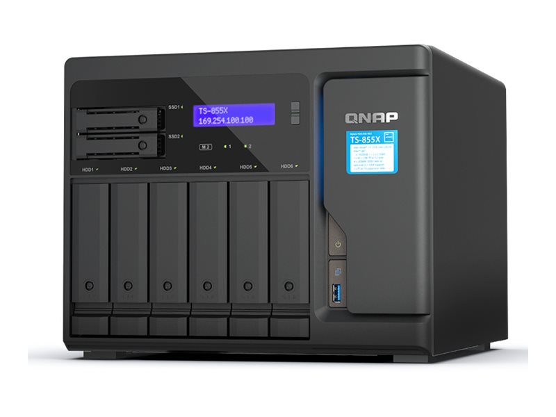 QNAP TS-855X - NAS-Server - 8 Schächte - SATA 6Gb/s