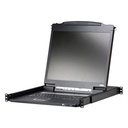ATEN CL3000N - 1280 x 1024 Pixel - SXGA - Rack-Einbau - 32,2 W - 1U - Schwarz