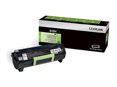 Lexmark 512H - Hohe Ergiebigkeit - original - Tonerpatrone LCCP, LRP